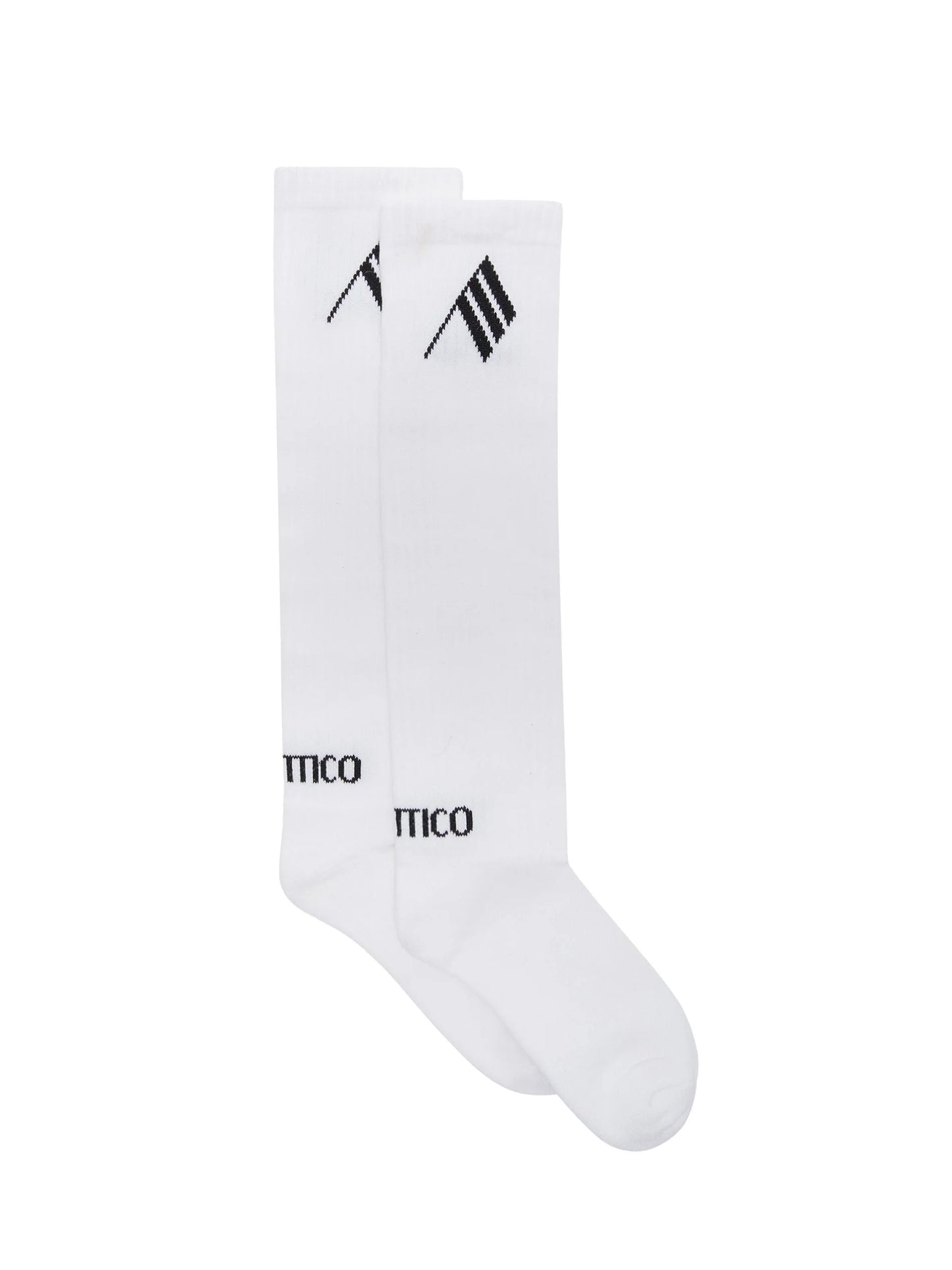 The attico Calze in cottone milk e black. Made in Italy.