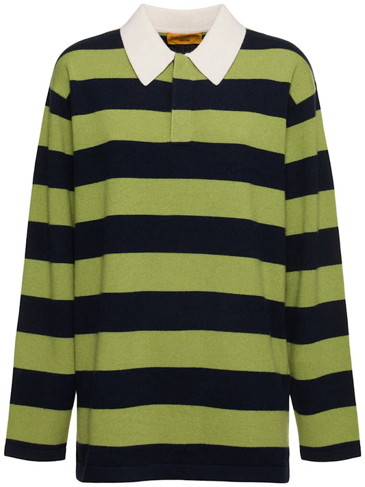 Polo in cashmere a righe - Loft Quaranta